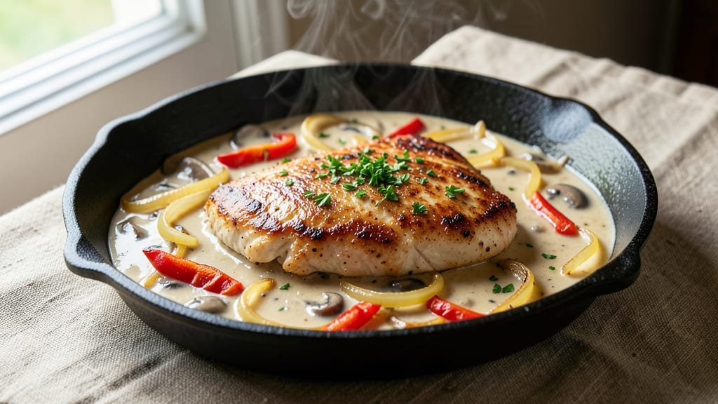 Applebee's Sizzling Chicken Skillet Recipe: Crispy-Crusted, Cheesy Pull-Apart Magic
