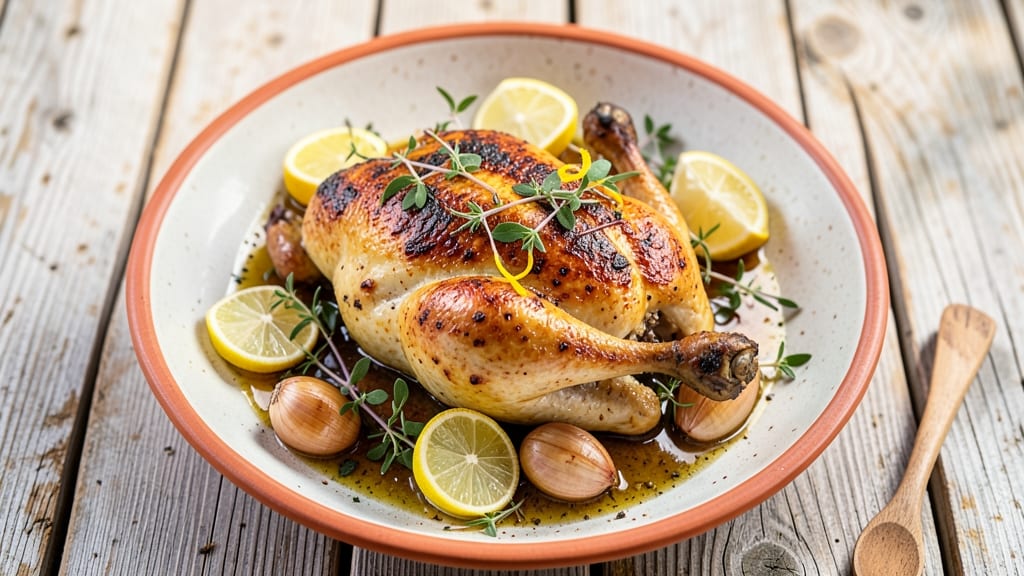 Authentic Greek Roasted Chicken Recipe: Lemon-Oregano Crisp With Juicy Centers