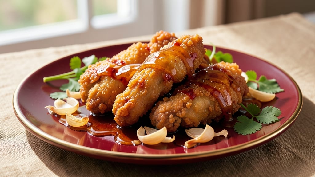 Authentic Chinese Sweet and Sour Chicken Recipe: Crispy Battered Bites with Tangy Honey Glaze
