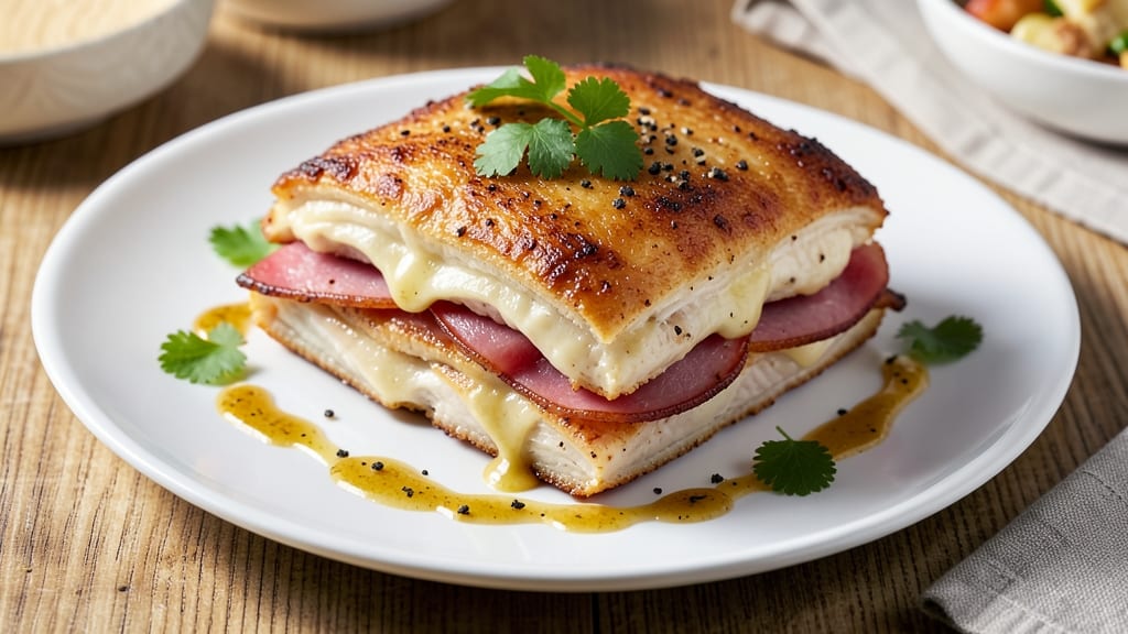 Air Fry Chicken Cordon Bleu Recipe: Golden Crust, Melty Cheese, Juicy Layers