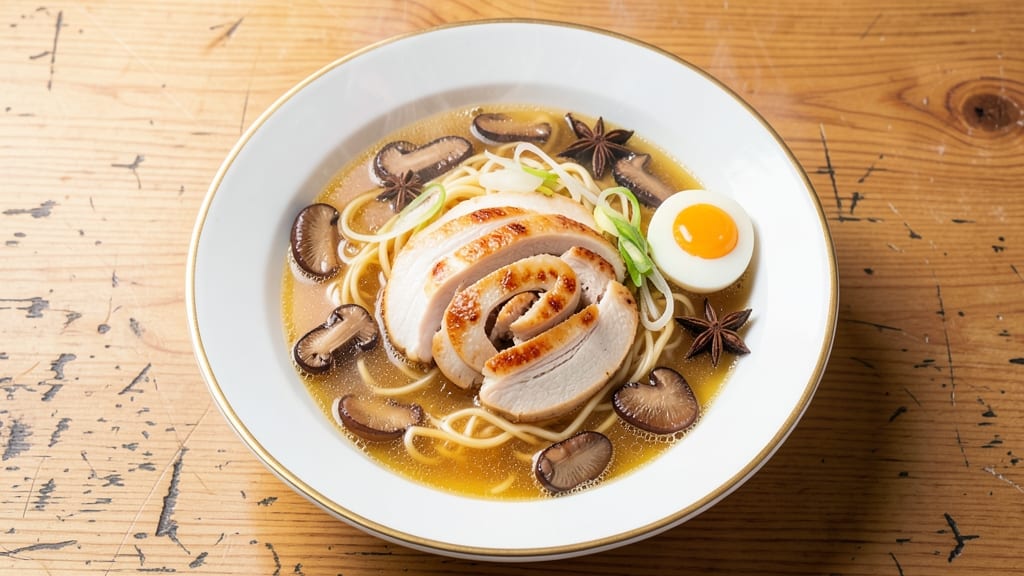 Asian Style Chicken Noodle Soup Recipe: Umami Bomb With Star Anise and Chili Oil Kick