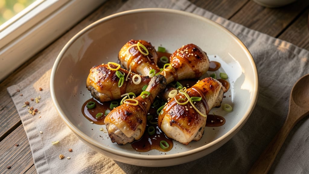 Baked Teriyaki Chicken Legs Recipe: Glazed Caramelization Without the Sticky Mess