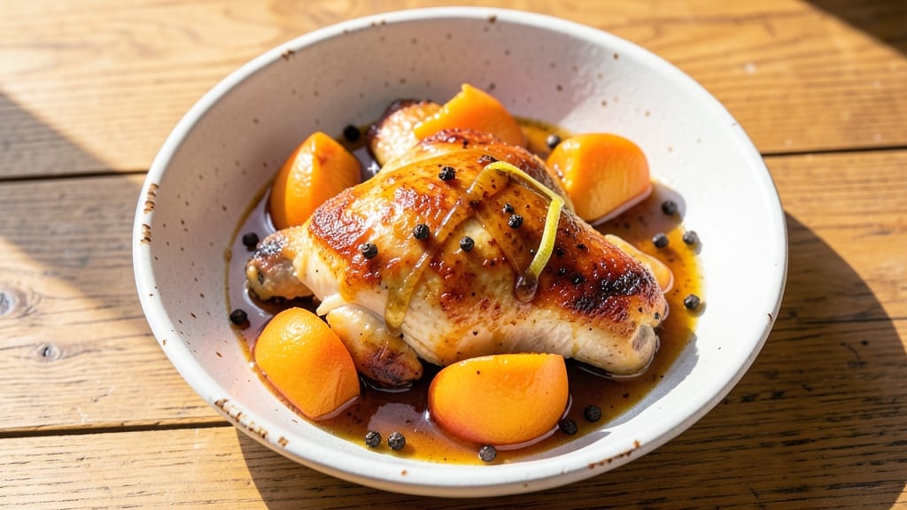 Baked Chicken With Canned Peaches Recipe: Sweet-Tart Balance in One Pan