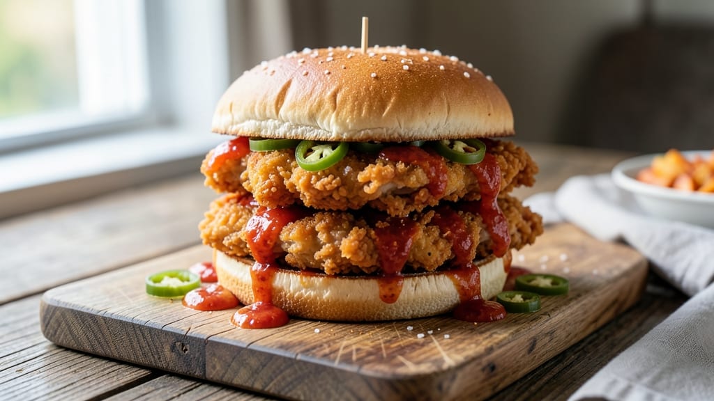 Baked Nashville Hot Chicken Sandwich Recipe: Cayenne-Kissed Crisp With Buttermilk Juice