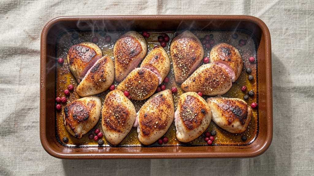 Baked Chicken Hearts Recipe: Savory Crispy Bites with Umami Depth