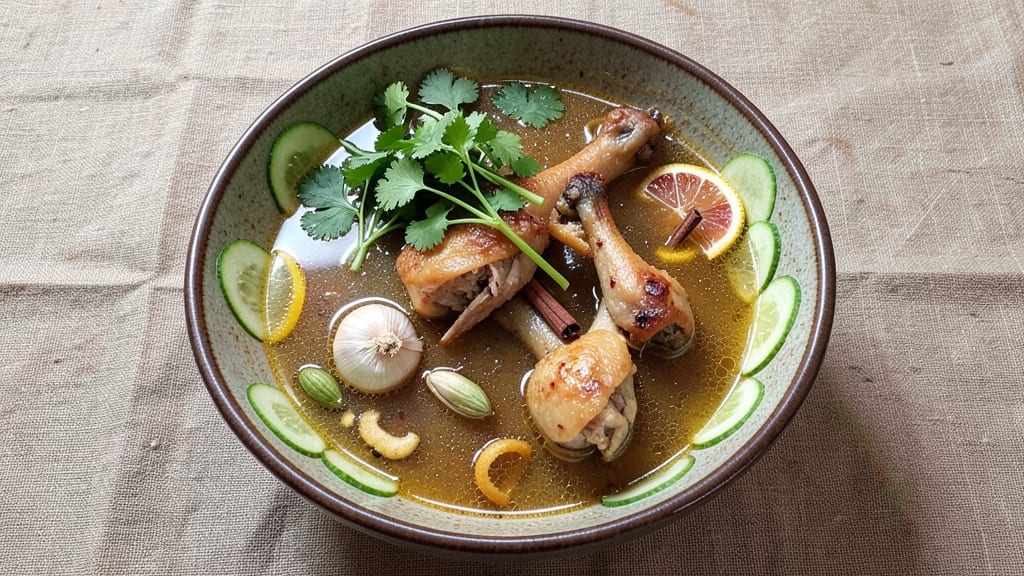 Bangladeshi Chicken Soup Recipe: Fragrant Cardamom and Cinnamon Broth Magic