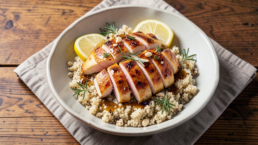 Applebee's Lemon Chicken With Quinoa Recipe: Bright Citrus and Herb-Kissed One-Pan Dinner