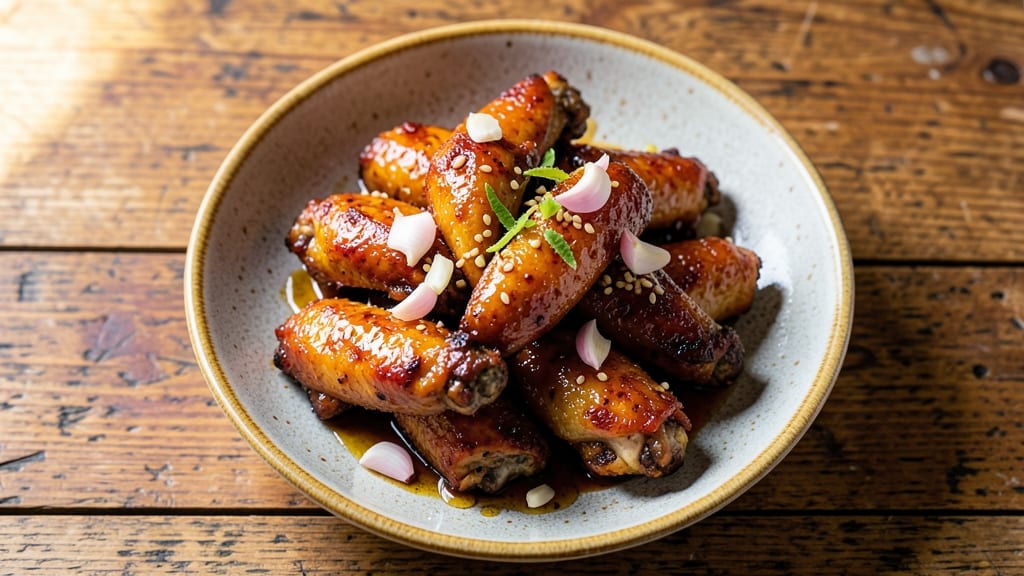 Baked Marinated Chicken Wings Recipe: Honey-Soy Glaze With Crispy Edges