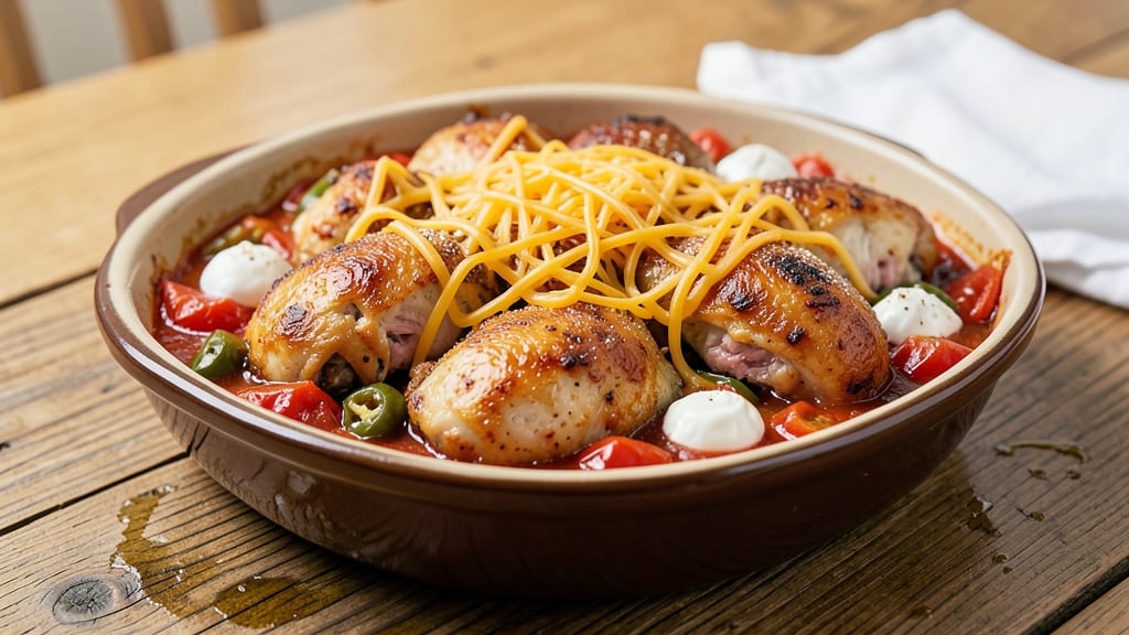 Baked Chicken Rotel Recipe: Bold Spice and Creamy Cheese Fusion