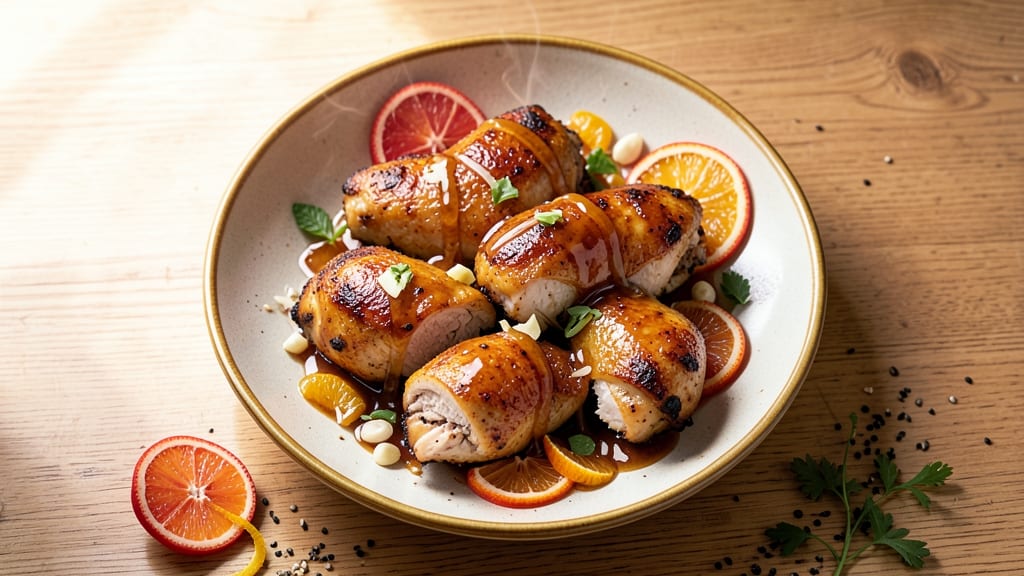 Baked Orange Chicken Thighs Recipe: Glazed Caramelized Crunch With Tangy Zest