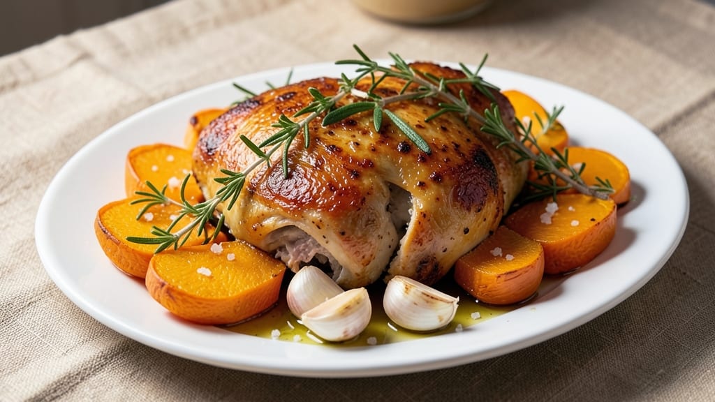 Baked Chicken And Squash Recipe: One-Pan Herb-Roasted Harmony With Caramelized Edges