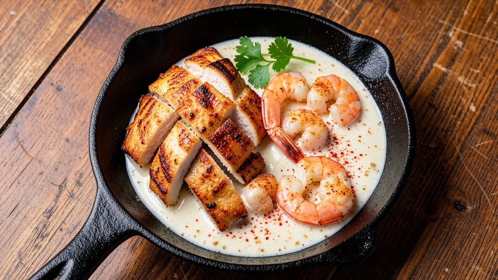 Applebee's Sizzling Chicken And Shrimp Recipe: Crispy-Crusted Bites with Buttery Garlic Glaze