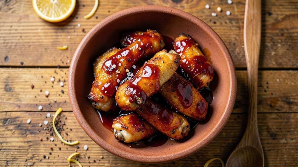 Baked Honey Barbecue Chicken Wings Recipe: Sticky-Sweet Glaze Meets Crispy Crunch