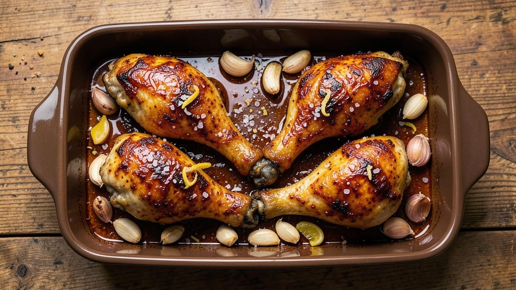 Baked Barbeque Chicken Legs Recipe: Smoky-Sweet Glaze Locks in Juice