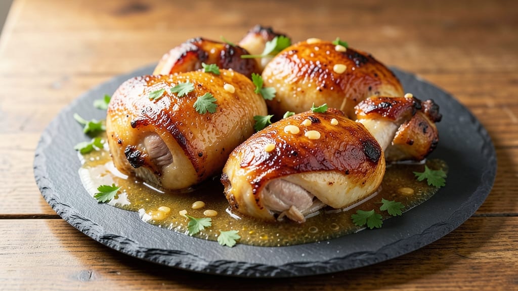 Baked Chicken Thighs With Sauce Recipe: Pan-Sear Crisp Skin, Braised Sauce Magic