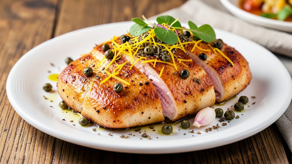 Baked Chicken Breast With Lemon and Capers Recipe: Bright Citrus and Briny Crisp in 30 Minutes