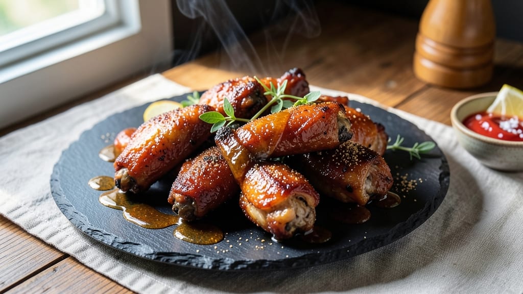 Baked Honey BBQ Chicken Wings Recipe: Glazed Crunch With Sticky Sweet Caramelization