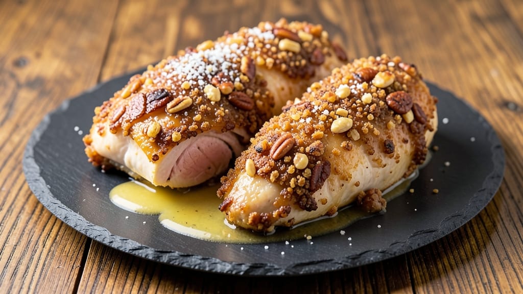 Baked Pecan Crusted Chicken Recipe: Buttery Nut Crunch With Juicy Centers