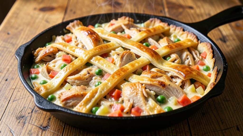 America's Test Kitchen Cast Iron Chicken Pot Pie Recipe: Crispy Crust, Creamy Gravy Harmony
