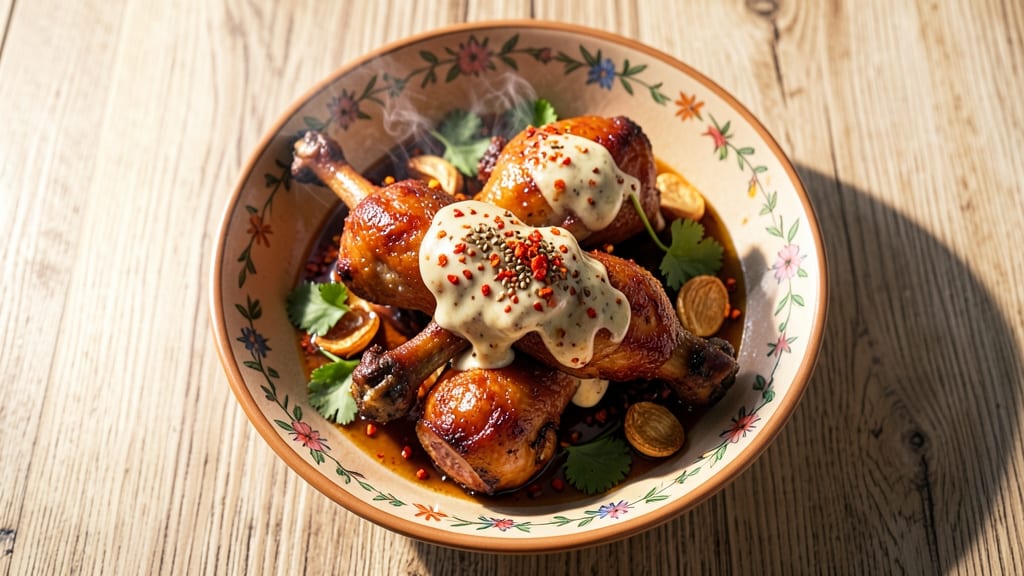 Baked Chicken Drumsticks Indian Recipe: Spiced Yogurt Marination for Crispy Skin