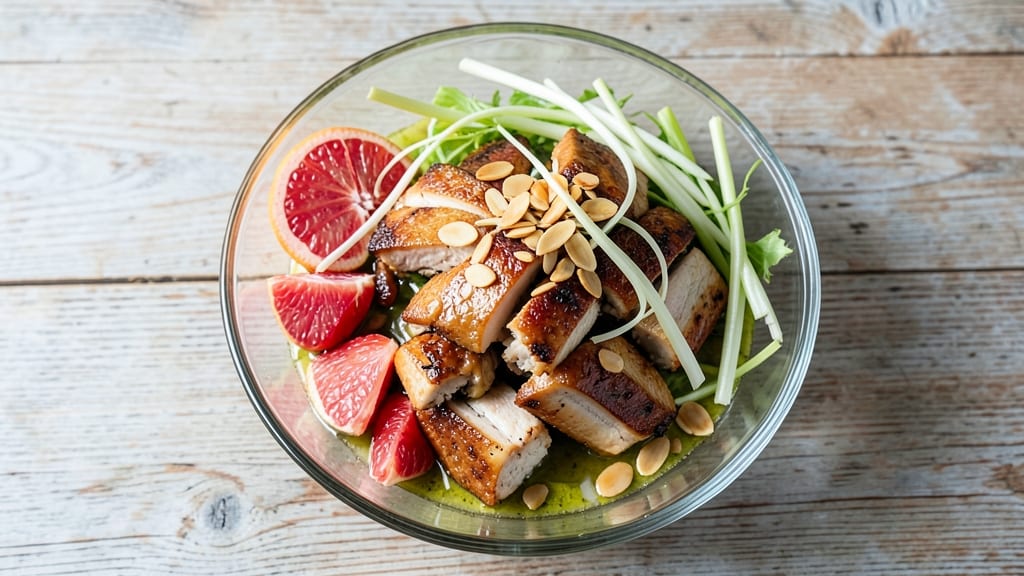 Alpha Delights Chicken Salad Recipe: Bold Celery-Grapefruit Zing in 15 Minutes