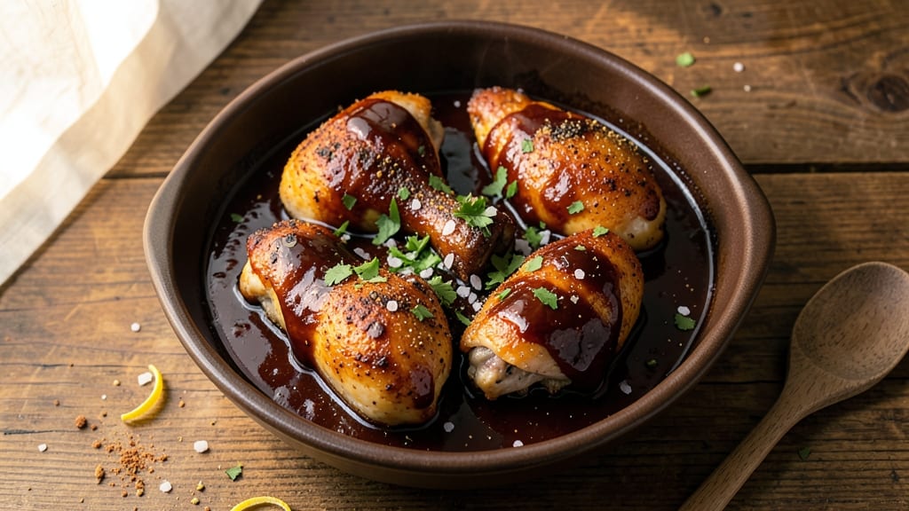 Baked BBQ Boneless Chicken Thighs Recipe: Smoky-Sweet Glaze That Caramelizes in the Oven
