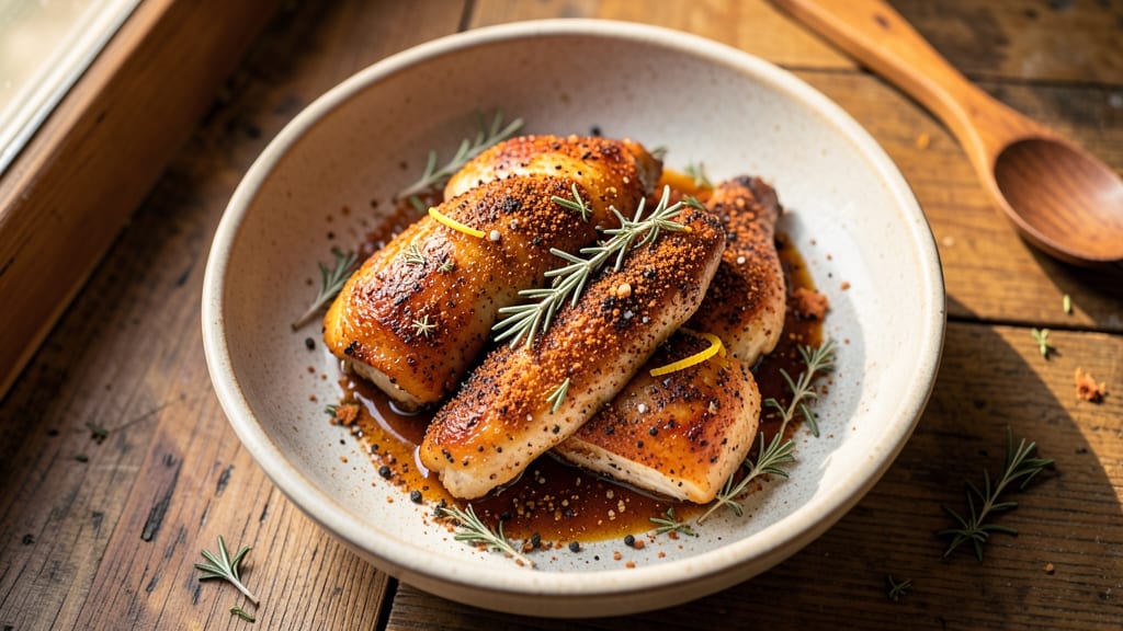 Baked Chicken Thigh Seasoning Recipe: Smoky Paprika and Garlic Dry Rub Magic