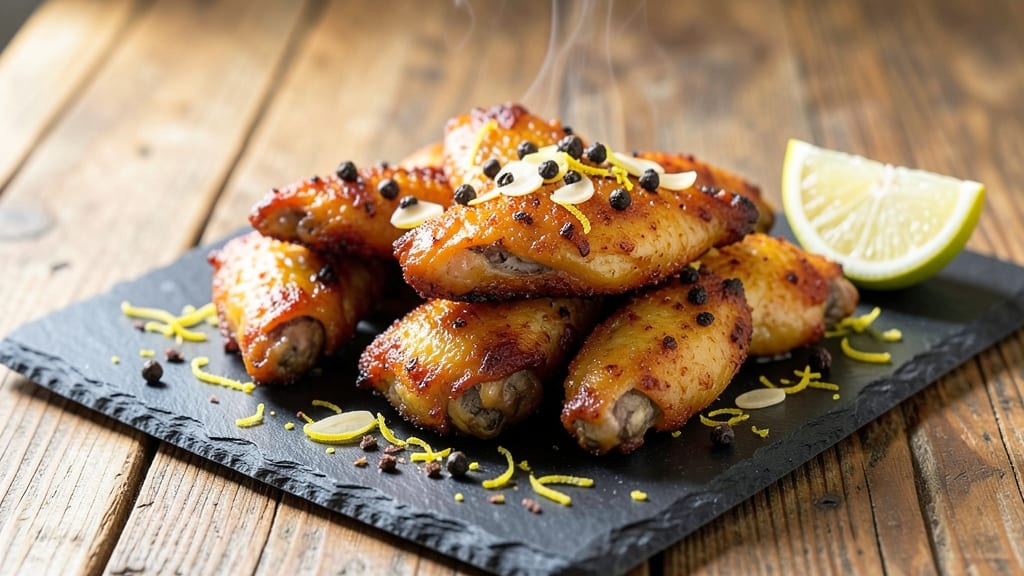Air Fry Lemon Pepper Chicken Wings Recipe: Crispy Crunch With Zesty Kick