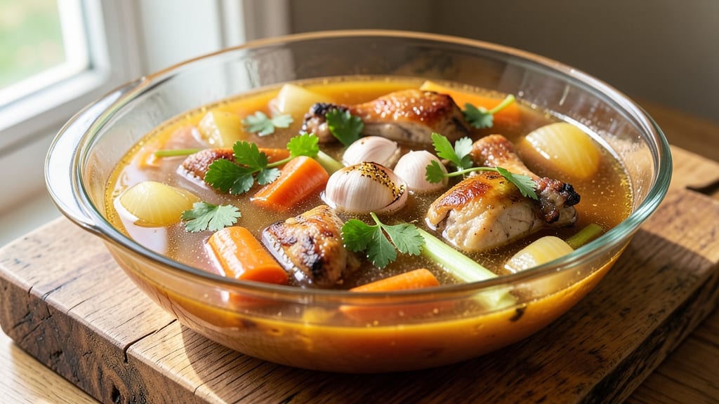 Alton Brown's Chicken Stock Recipe: Deep Flavor Without the Bitterness
