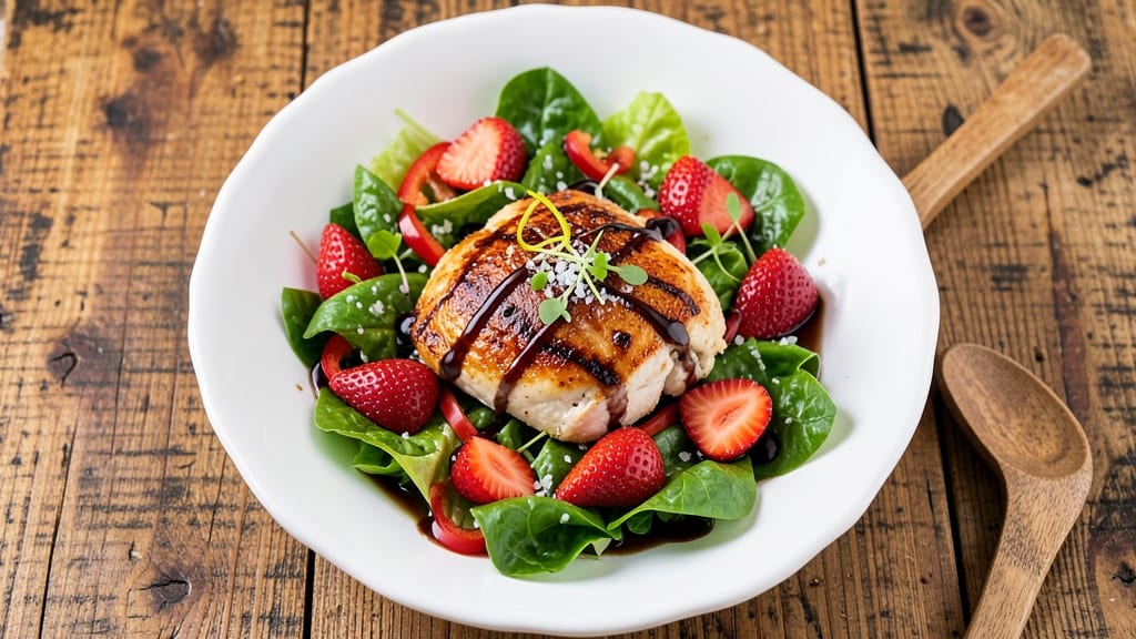 Applebee's Strawberry Balsamic Chicken Salad Recipe: Sweet-Tart Balance in 20 Minutes