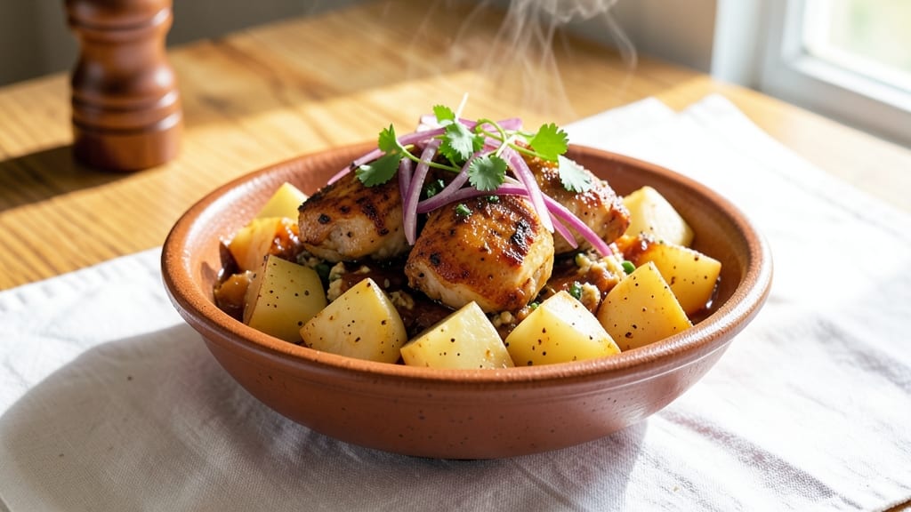 Aloo Chicken Salan Recipe: South Indian Potato and Chicken Curry With Tangy Tamarind Twist