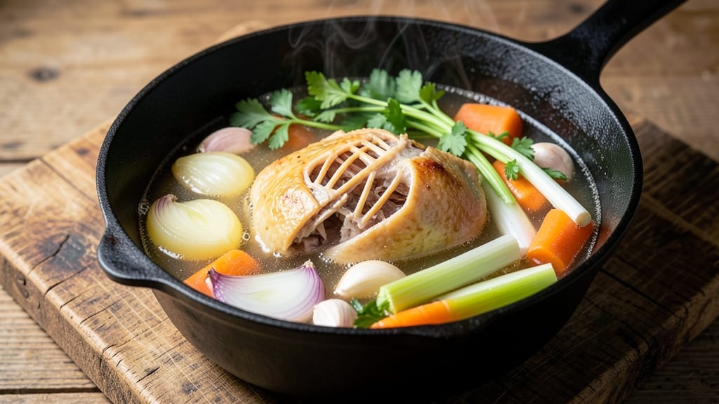 Basic Chicken Broth Recipe: Homemade Depth in 30 Minutes