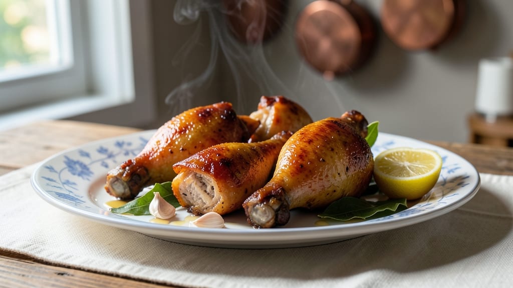 Boiled Chicken Legs Recipe: Crispy-Skinned Juiciness Without Frying