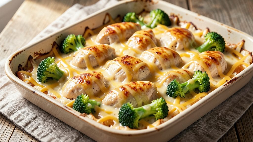 Campbell's Chicken and Broccoli Bake Recipe: Creamy Cream Cheese Twist for One-Pan Magic