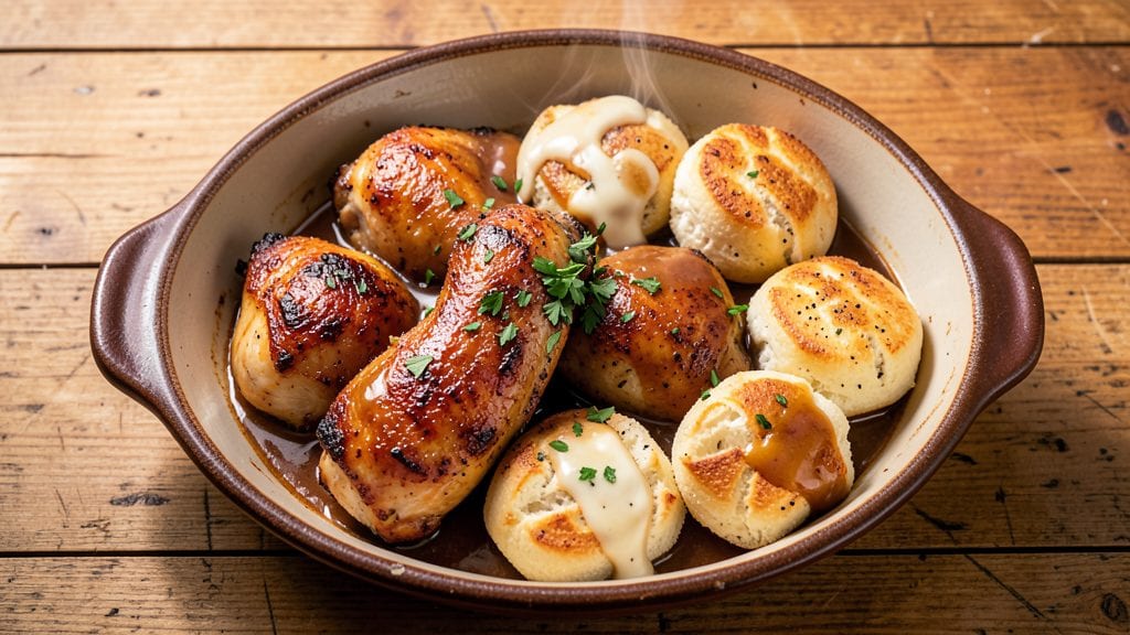 Campbell's Easy Chicken And Biscuits Recipe: One-Pan Dinner With Flaky Layers
