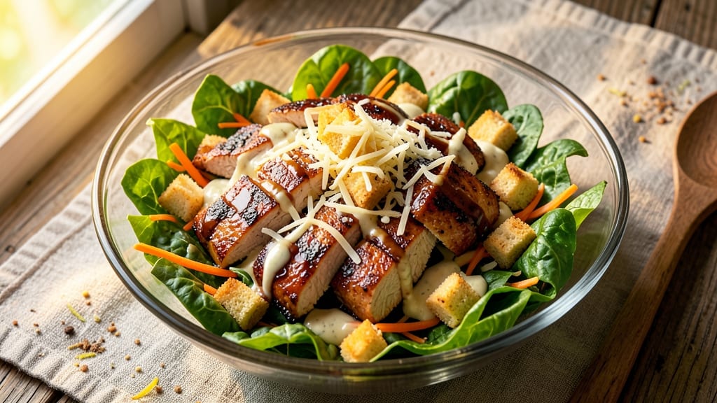 Barbeque Ranch Chicken Salad Cheesecake Factory Recipe: Crunchy Topping Fusion for Ultimate Creamy Bite