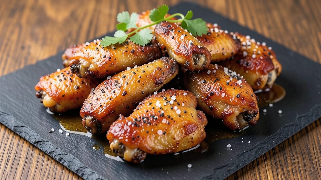 Baked Salt and Pepper Chicken Wings Recipe: Crispy-Skinned, Juicy-Core Bites in One Pan