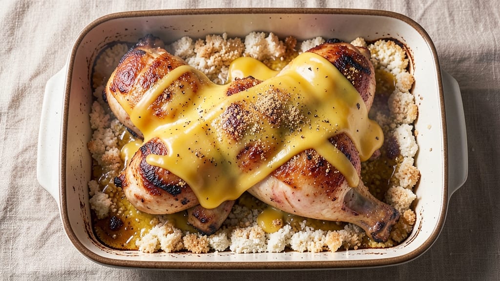 Chicken Bake Copycat Recipe: Cheesy Crisp-Top Magic in One Pan