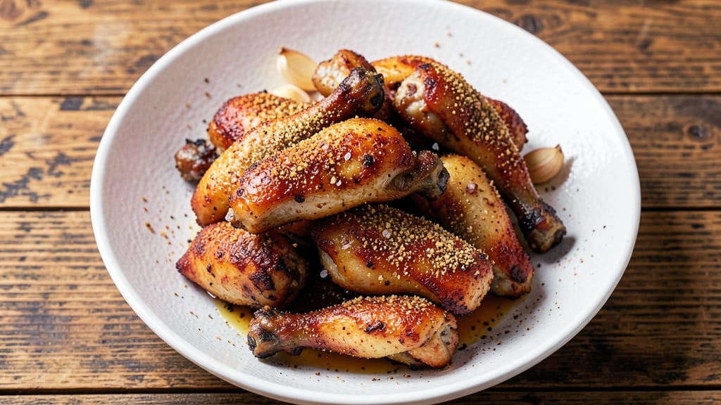 Chicken Legs and Wings Recipe: Smoky Garlic Dry-Rub That Stays Sticky