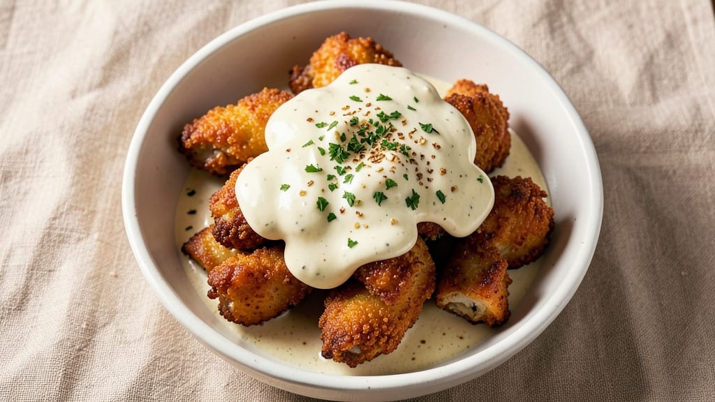 Chicken Recipe With Hidden Valley Ranch Dressing Mix: Crispy Bites Drowned in Tangy Cheese Flavor