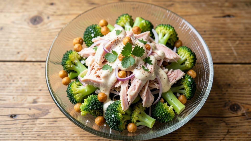 Chicken Salad Chick Broccoli Salad Copycat Recipe: Crunchy Chickpea and Herb-Packed Freshness