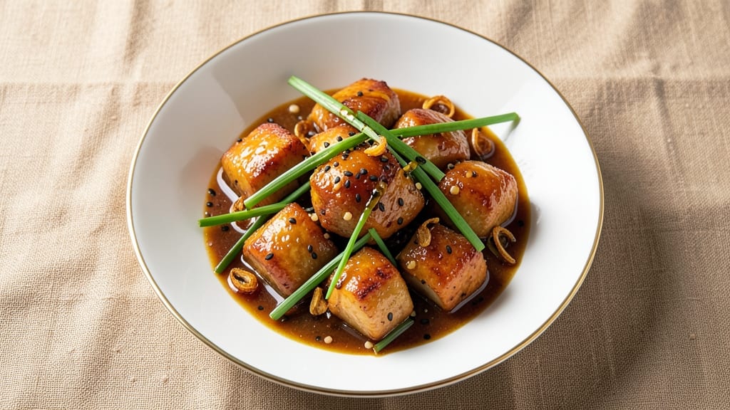 Chicken with Garlic Sauce Chinese Takeout Recipe: One-Pan Crispy Edges and Silky Sauce