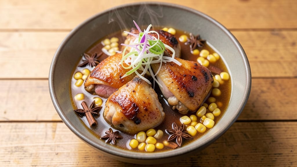 Authentic Chinese Chicken and Corn Soup Recipe: Fragrant Ginger-Star Anise Broth With Silky Noodles