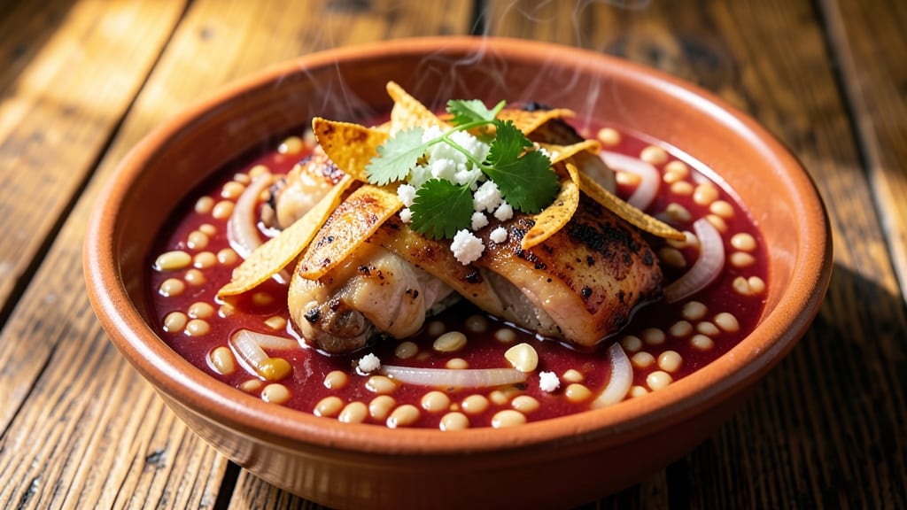 Authentic Mexican Red Chicken Pozole Recipe: Smoky Homestyle Stew With Tender Shreds