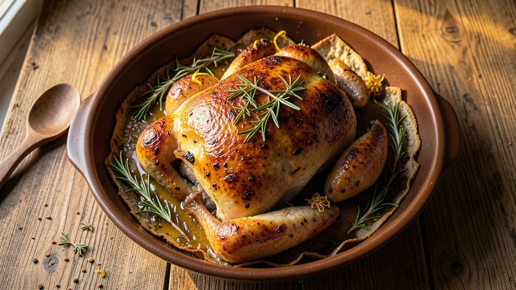 Alton Brown's Whole Roast Chicken Recipe: Golden Crisp Skin and Juicy Core Magic