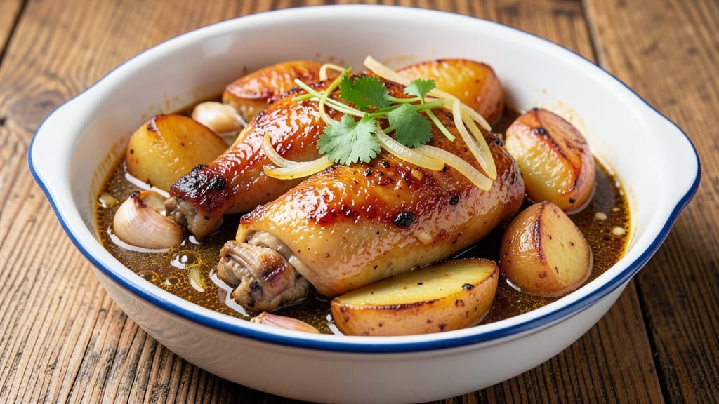 Authentic Filipino Chicken Adobo Recipe With Potatoes: Soy-Braised Tang and Potato Harmony