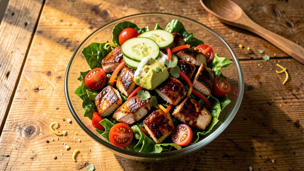 Barbecue Chicken Chopped Salad Recipe: Smoky Sweet Crunch in Every Bite