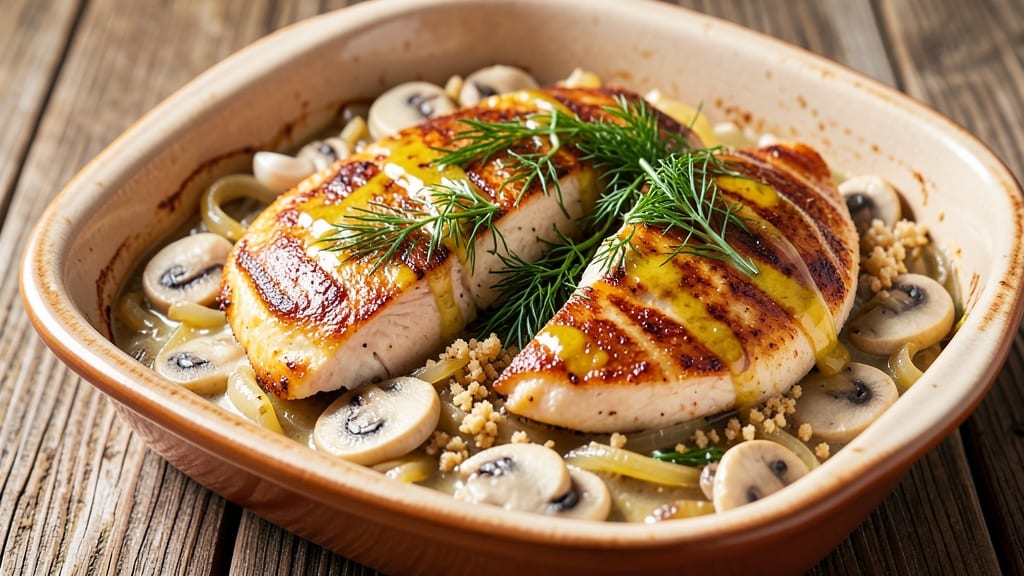 Baked Chicken Stroganoff Recipe: One-Pan Creamy Mushroom Magic
