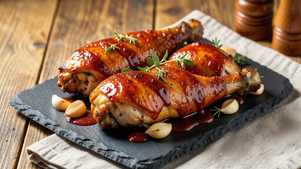 Baked Chicken Thighs With Barbecue Sauce Recipe: Smoky-Sweet Glazed Crisp in One Pan