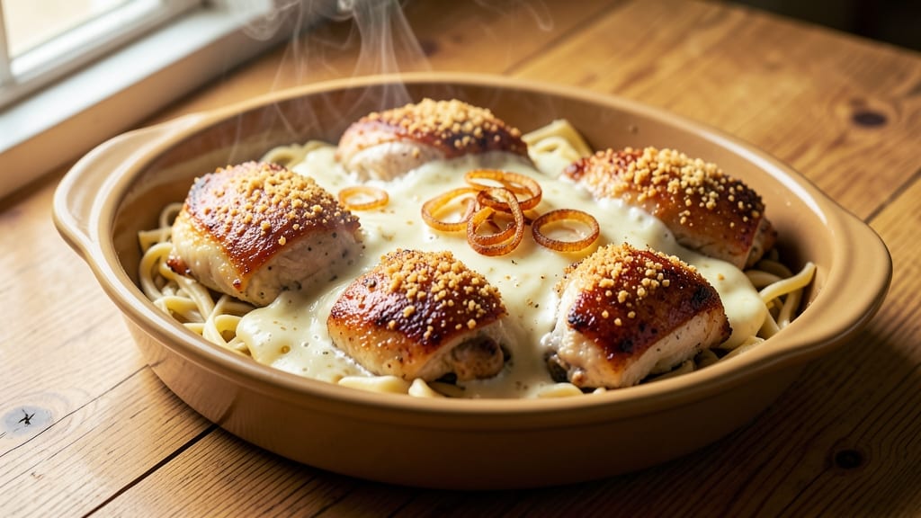 Grandma's Chicken Bake Recipe: Crispy Top, Melty Cheese Magic